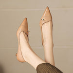Isadora Genuine Leather Heels