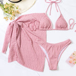 Adela® | Triangle Bikini Top and Slip Skirt (3 Pieces)