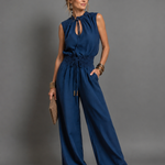 Jette | Sleeveless Jumpsuit with Wide Legs