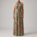 DELILAH HALTER MIDI DRESS