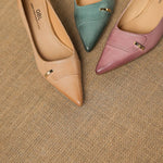 Isadora Genuine Leather Heels