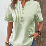 Lila | Soft Striped Blouse