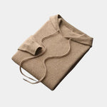 100% Cashmere Hooded Sweater - Cross & Crown