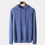 100% Cashmere Hooded Sweater - Cross & Crown