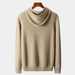 100% Cashmere Hooded Sweater - Cross & Crown