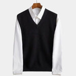 100% Merino Wool Sweater Vest - Cross & Crown