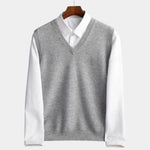 100% Merino Wool Sweater Vest - Cross & Crown