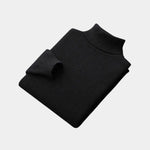 100% Merino Wool Turtleneck Sweater - Cross & Crown