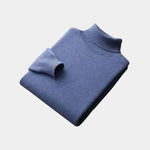 100% Merino Wool Turtleneck Sweater - Cross & Crown