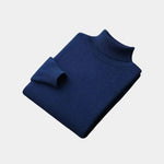 100% Merino Wool Turtleneck Sweater - Cross & Crown