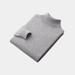 100% Merino Wool Turtleneck Sweater - Cross & Crown
