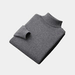 100% Merino Wool Turtleneck Sweater - Cross & Crown