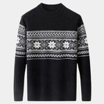 100% Wool Fair Isle Pullover Sweater Jumper - Cross & Crown