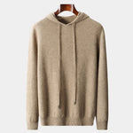 100% Cashmere Hooded Sweater - Cross & Crown