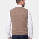 100% Merino Wool Sweater Vest - Cross & Crown