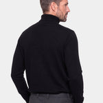 100% Merino Wool Turtleneck Sweater - Cross & Crown