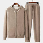 Belvoir Taupe Cashmere Set – Cross & Crown