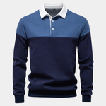 Alpine Zip-Neck Polo Pullover - Cross & Crown