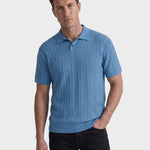 Imperial Diamond Knit Polo Shirt - Cross & Crown