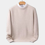Linear Core Cotton Pullover - Cross & Crown