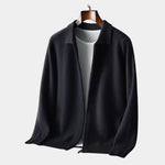 Cashmere Heritage Knit Jacket - Cross & Crown