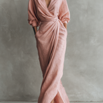 SOFI PURE ELEGANCE V-NECK DRESS