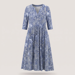 LIORA LUXE V-NECK DRESS