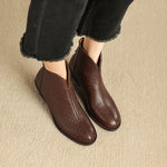 Camila Genuine Leather Ankle Boots