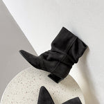 Delia Genuine Leather Mid-Calf Boots