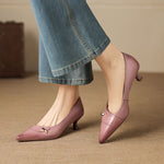 Isadora Genuine Leather Heels