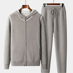 Belvoir Taupe Cashmere Set – Cross & Crown