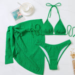 Adela® | Triangle Bikini Top and Slip Skirt (3 Pieces)