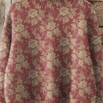 Gretchen | Vintage Floral Turtleneck Sweater