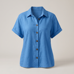 ZARA BUTTON FRONT BLOUSE