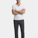 Albo Classic Linen V Neck T-Shirt – Cross & Crown