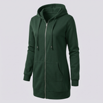ROSAMUND COSY ZIP HOODIE COAT