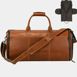 Continental Weekender Leather Travel Bag - Cross & Crown