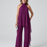 Bearim | Halter Neck Asymmetric Tunic Set