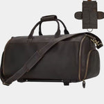 Continental Weekender Leather Travel Bag - Cross & Crown