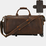 Continental Weekender Leather Travel Bag - Cross & Crown