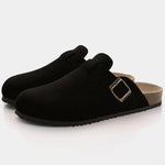 Bavarian Artisan Suede Clog - Cross & Crown