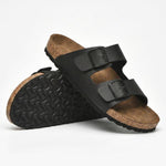 Continental Twin-Buckle Sandals - Cross & Crown