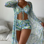 Barrie® | Three-piece Bikini With Print