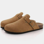 Bavarian Artisan Suede Clog - Cross & Crown