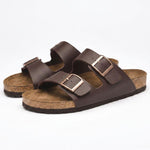 Continental Twin-Buckle Summer Sandals - Cross & Crown