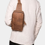 The Vanguard Leather Bag - Cross & Crown