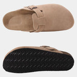 Bavarian Artisan Suede Clog - Cross & Crown