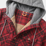 Lumberjack Hooded Sherpa Jacket – Cross & Crown