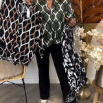 Janny™ | Casual Blouse with Long Sleeves and Elegant Pattern