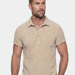 Textured Short Sleeve Shirt - Cross & Crown